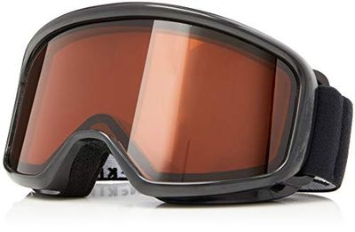 McKINLEY Pulse Lunettes de Ski Mixte Enfant, Black, FR : Taille Unique (Taille Fabricant : 2)