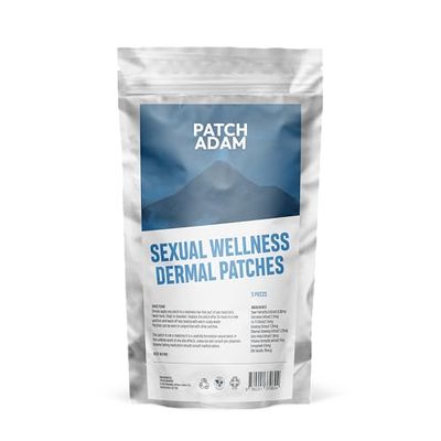 Patch Adam Sexual Wellness Dermal Patches - 5mg CBD Isolate with 24-Hour Boost, Easy & Discreet Application, Hassle-Free Absorption - Pack of 5