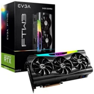 EVGA NVIDIA GeForce RTX 3090 Ti 24GB FTW3 GAMING Ampere Graphics Card 24G-P5-4983-KR