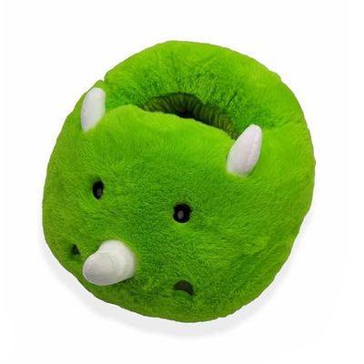 Voetwarmer in de vorm van een dinosaurus - Verwarmde pantoffels - Perfecte voetwarmer voor op het bureau - Gekke Aap