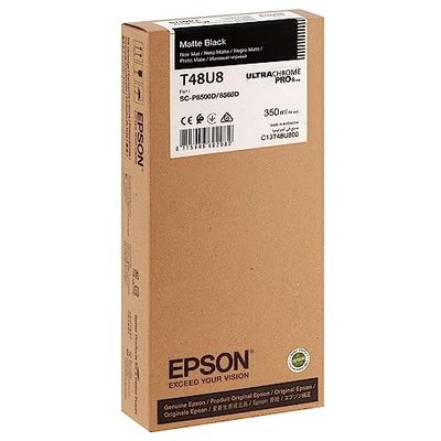EPSON CARTUCCIA INCHIOSTRO MARCA MODELLO ink CARtridge matte black T 48U 350ml T 48U8