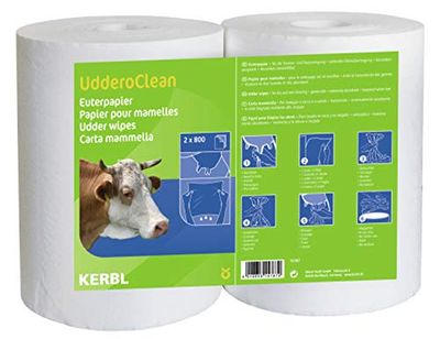 Kerbl – Euterpapier UdderoClean 2 x 800 bl. spez. f. våtren. - 15787
