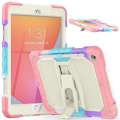 Cover antiurto per iPad 10.2", iPad 9esima/8°/7ª generazione, custodia robusta con portapenne resistente per iPad 10.2" 2021/2020/2019