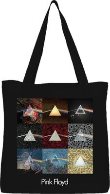 cotton division Tapa de baño de Pink Floyd «DARK SIDE OF THE MOON», REFERENCIA: BWPIFLRBB002, negro, 38 x 40 cm