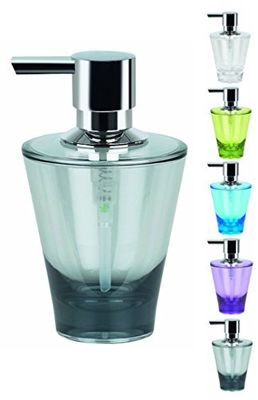 Spirella Distributeur de Savon Acrylique Max Light Gris