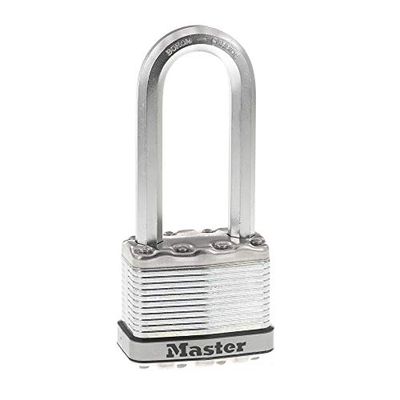 Master Lock M5XDLJ Magnum Lucchetto in acciaio inossidabile laminato, con chiave