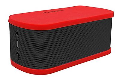 Lexibook BT200 - Mini Altoparlante Bluetooth, Batteria Ricaricabile, Blu e Rosso