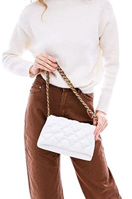 Piccola Lala MAMDMRA100104, Shoulder Bag Women's, Blanco, 14x24x6 Cm