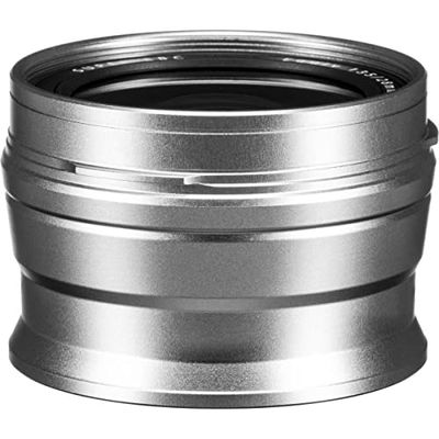 Fujifilm 16534716 WCL-X100 II Conversor angular, prateado