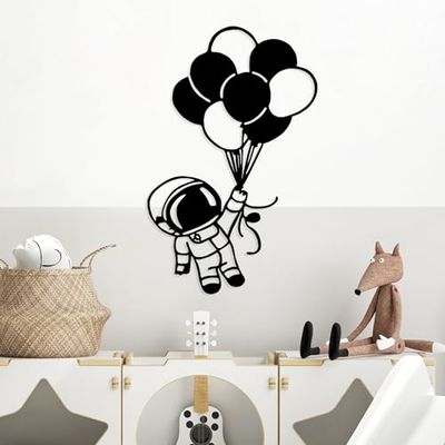 Stylish Black Decorative Metal Wall Accessory, 44 x 70 cm, 100% Metal, 1.5 mm Thick, Lightweight & Easy to Hang, Perfect for Modern Home Decor