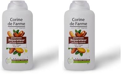 Shampooing Réparateur à l'Huile d'Argan (Lot de 2)