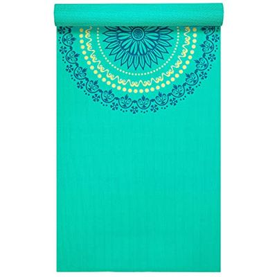 ProsourceFit Mats de ioga de 3/16" (5 mm) Etiqueta para conforto e estabilidade com desenhos impressos exclusivos