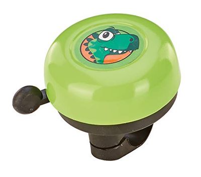 Prophete Kinderrad-glocke, Grün mit Dino-Motiv, Campanello per Bicicletta Gioventù Unisex, Verde, Taglia Unica