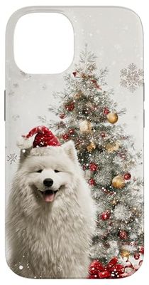 Samoyed Dog Christmas Art Holiday Case for iPhone 14