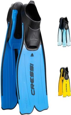 Cressi Rondinella Palme Snorkeling Mixte Enfant, Bleu, 35/36