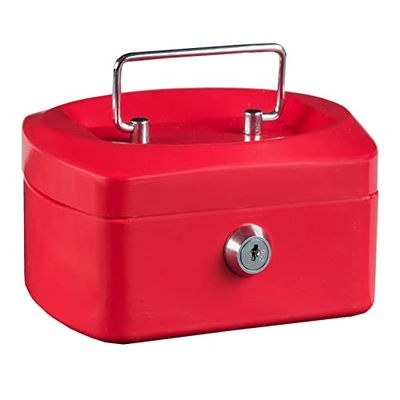 Idena 50026 - Caja 6", tamaño 155 x 120 x 90 mm, color rojo, 1 ud.