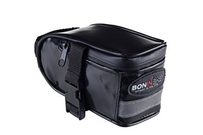 BONIN Undersaddle MTB Bike PVC, Borse Unisex Adulto, Nero, Taglia Unica