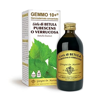Dr Giorgini Integratore Alimentare, Betulla Bianca Linfa Gemmoderivato Concentrato Liquido Analcoolico - 200 ml