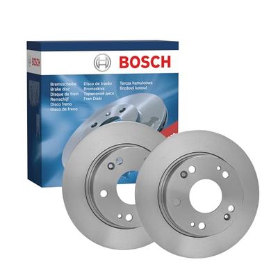 Bosch BD1284 Discos de travão, certificação ECE-R90, 1 conjunto de 2 discos