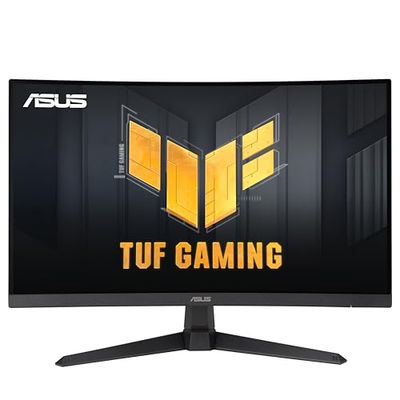 ASUS TUF Gaming VG27VQM1B 27" Widescreen VA Black Multimedia Curved Monitor (1920x1080/1ms/HDMI/DisplayPort)