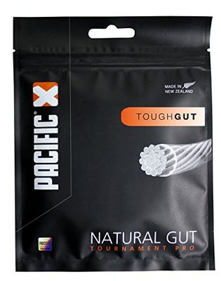 Pacific Unisex's Tournament Pro Tough Gut String Set Off-White, 1,32 mm