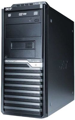 Acer Veriton M2611G PC, Processore Intel Pentium Dual-Core, 3 GHz, 64 Bit, RAM 4 GB