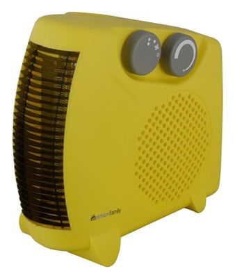 Melchioni Family Hot Plus Ventilatorventilator met 3 snelheden, 2 heteluchtinstellingen, 1 koude luchtregeling, instelbare thermostaat, automatische uitschakeling, oververhittingsbeveiliging, 2000 W