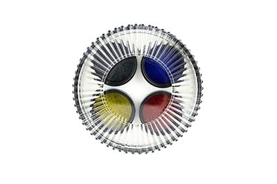 Celestron 94119-10 Juego filtros para oculares lunares y planetarios, 4 uds. - Con filtros polarizantes amarillo intenso (12), naranja (21), azul (80A) y de densidad neutra para oculares 1,25 pulgadas