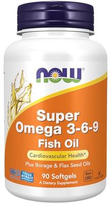 NOW Foods Super Omega 3-6-9, 1200mg - 90 softgels