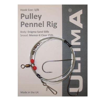 Ultima Pulley Pennel Rig – 2 krokar – storlek 4/0