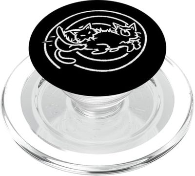 Peleas de gatos Tomcat del Y2K de los 90 PopSockets PopGrip para MagSafe