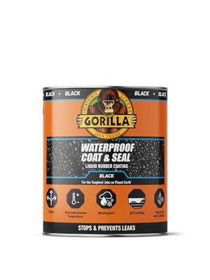 Gorilla Waterproof Coat & Seal Black 946ml