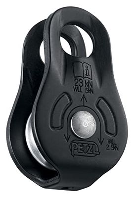 Petzl, Fixe, Compacte Multifunctionele Katrol, Zwart, U, Unisex-Volwassene