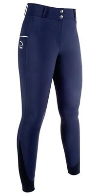 HKM Comfort Style culera f. s. Pantalones de Montar para Mujer Azul Oscuro 38