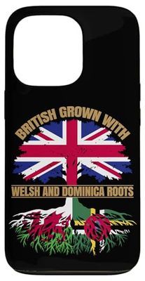 Welsh Dominica Heritage British Grown Wales Dominica Roots Case for iPhone 13 Pro