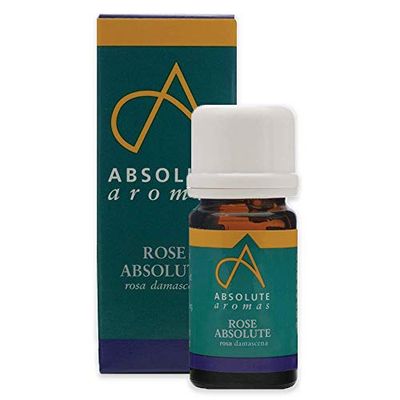 Absolute Aromas Olio Essenziale di Rosa Assoluta 2 ml - 100% Puro, Naturale, Non Diluito, Vegano e Non testato su animali - Da utilizzare in Diffusori o in Miscele per Aromaterapia – Essenza ed Afrodisiaco Naturale