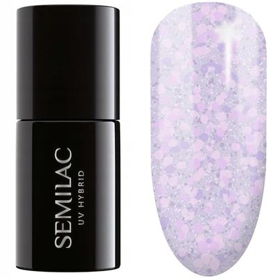 Semilac Icy Lavender Bliss semi-permanent nagellack UV 492 7 ml