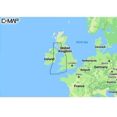 NAVICO LOGISTICS EUROPE BV Irish Sea and Bristol CHANNEL-4D / M-EW-D321-MS / 4D-Local Euro DCM-278, Other, meerkleurig, One Size
