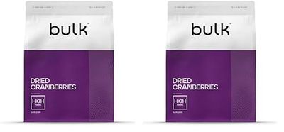 Bulk Canneberges Séchées, 500 g (Lot de 2)