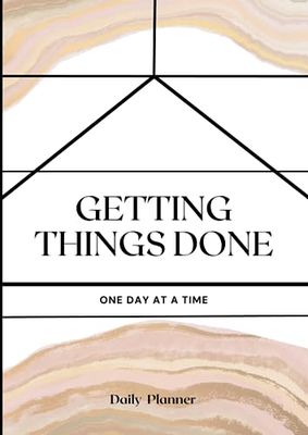 Getting things Done Daily Planner - Academic and Work Planner, Weekly & Monthly Planner with notes page, Thick Paper, Perfect Daily Organiser