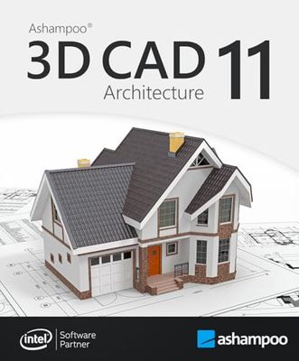 Ashampoo 3D CAD Architecture 11 - El planificador de casas en 3D con ayuda práctica | 1 Dispositivo | 1 Usuario | Código de activación PC enviado por email