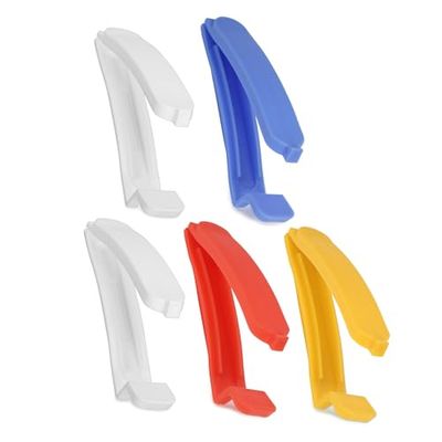 5 X Fackelmann Easy Food Kitchen Storage Bag Seal Sealing Clips Gloednieuw