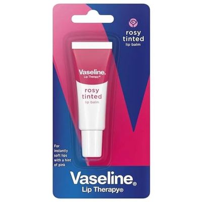 Vaseline Balsamo per labbra Rosy Tinted protegge le labbra dall'essiccazione preparata con 100% pura vaselina 10 g