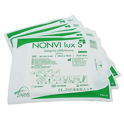 Zarys NL103-S NONVI lux S niet-geweven swab, steriel, 30G 4ply 10cmx10cmx3pcs