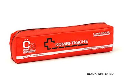 LEINAWERKE 32106 Lot de 5 mini sacs combinés XS ÖNORM Ö2 XS Ecoline Noir/blanc/rouge