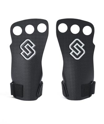 Stamina Fitness Carbon Full Cover Calleras, Unisex Adulto, Negro, M