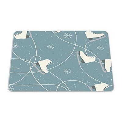 Bonamaison, Tapis de Souris Rectangle Imprimé Numériquement, Fond Antidérapant, pour Bureau et Maison, Taille: 22x18cm