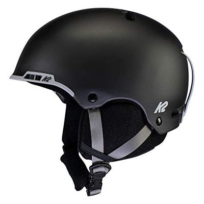 K2 Meridian Casco de esquí y Snowboard, Mujeres, Negro Perla Mate, Medium (55-59cm)