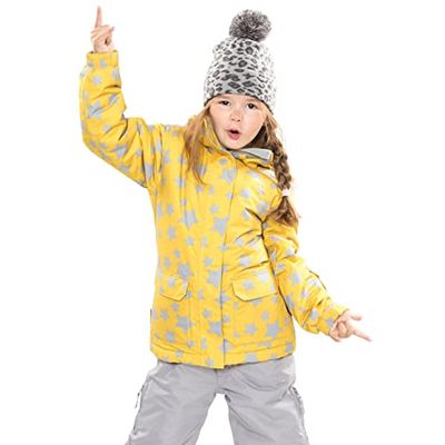 Trespass Tillie – Giacca da Sci da Ragazza, Bambina, Tillie, Oro, XL