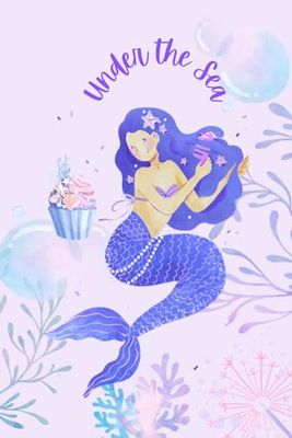 Under the Sea: Mermaid Fake Book Cover Notebook